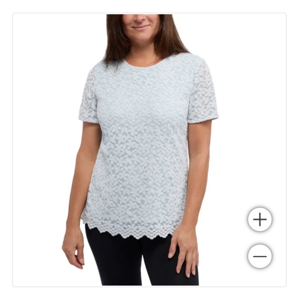 (6)Teddy Rose ladies Lace tops